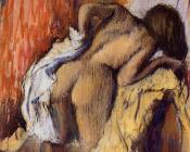 埃德加 德加 : Woman Drying Herself